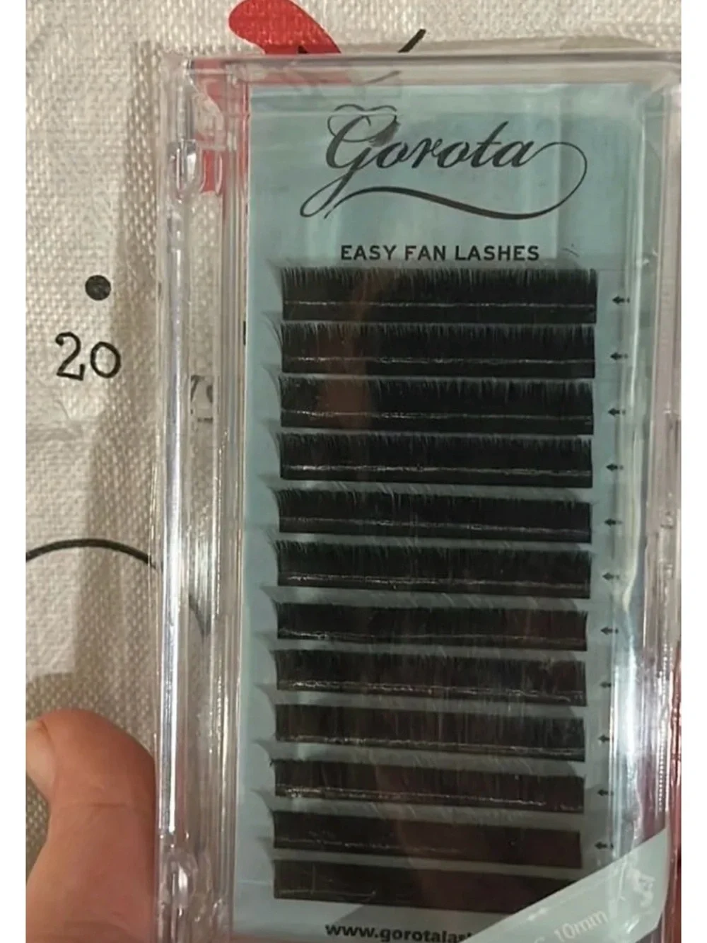 Black Easy Fan Lash Extensions - Professional Volume Trays